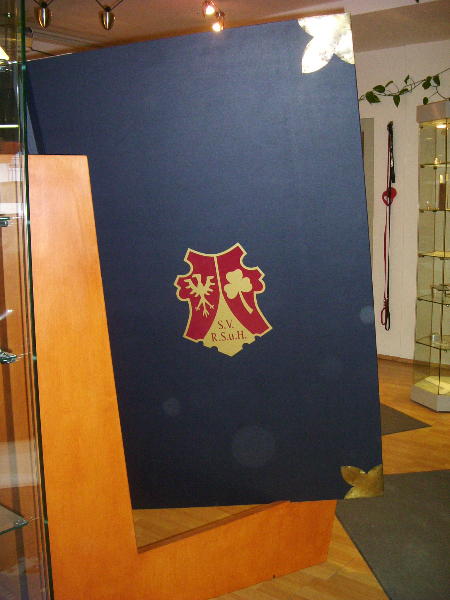 Einband mit Wappen